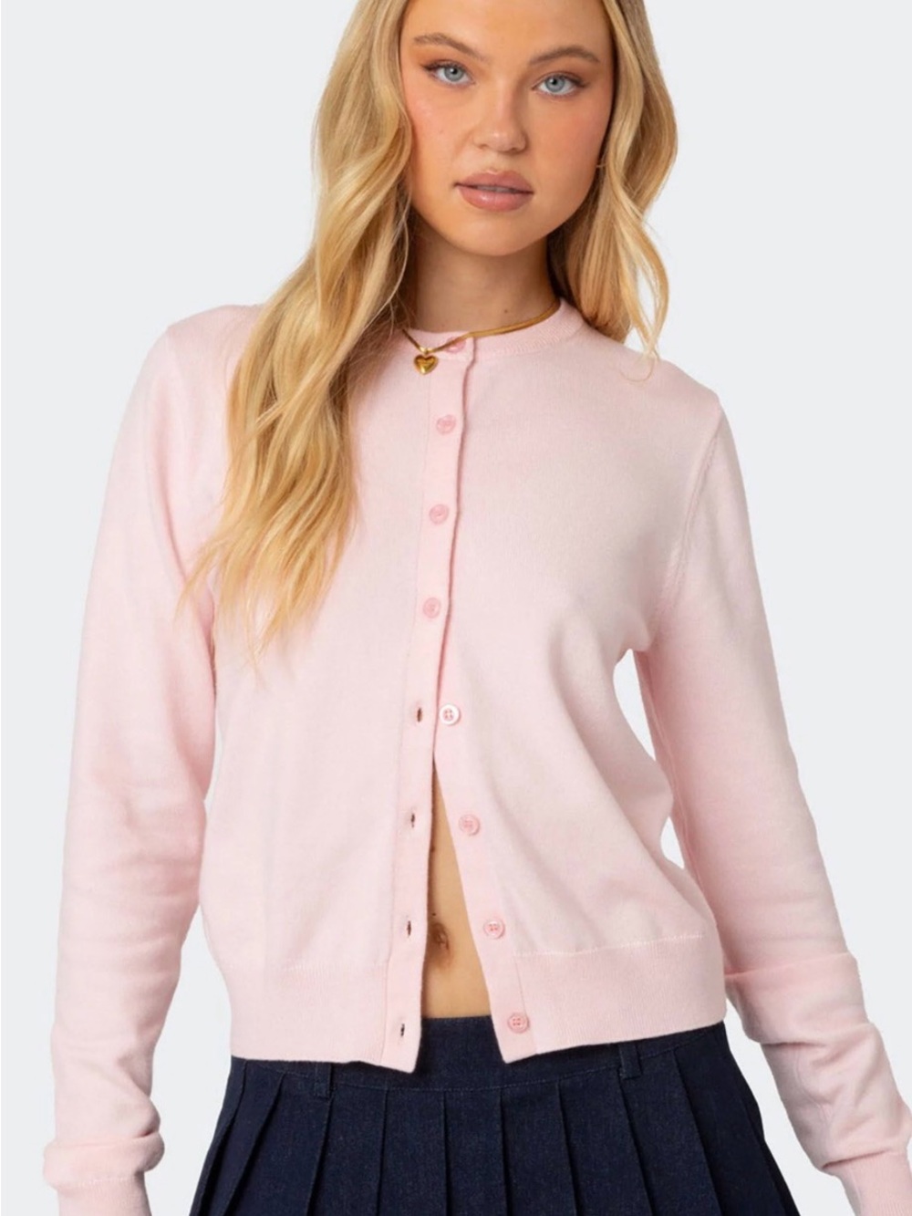 Edikted Shlo Pink Cardigan